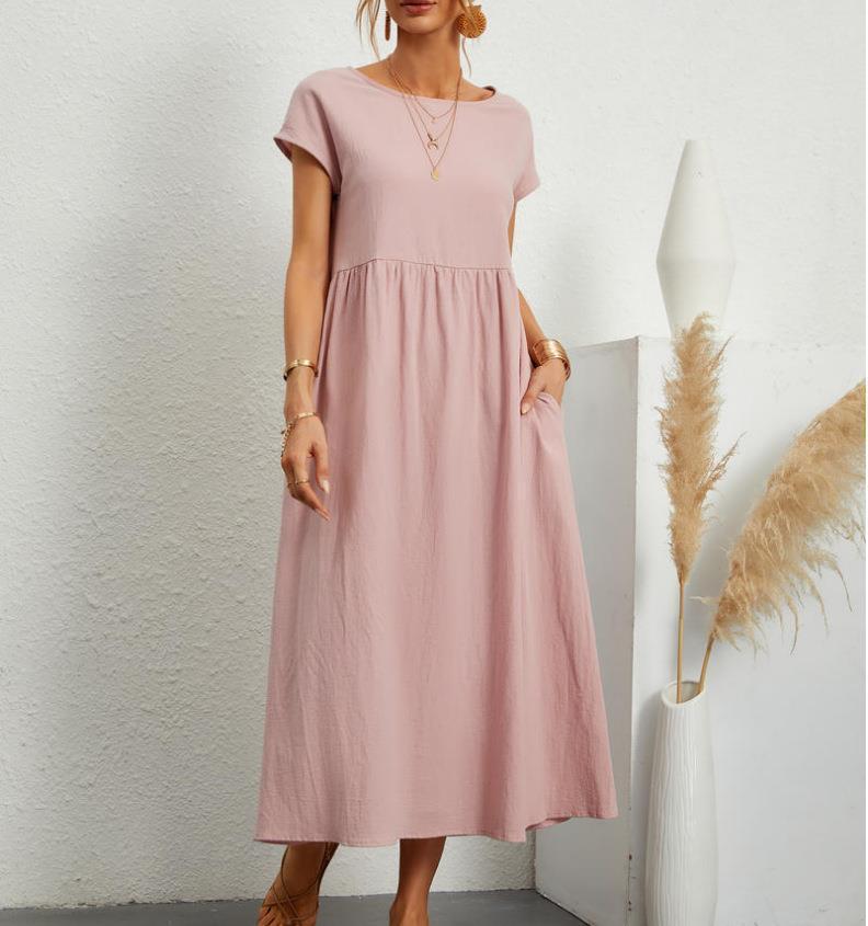 Sylvia | Elegant Relaxed Fit Midi Dress