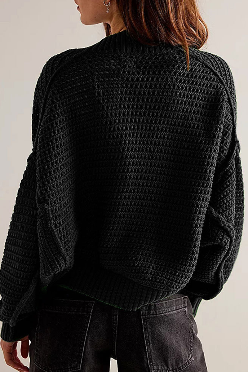 Carina® | Casual everyday outerwear with plain woven pattern and cardigan collar