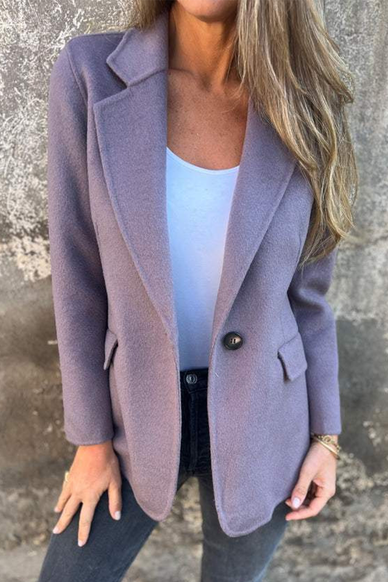 Christiane® | Casual everyday outerwear with buttons and a large reversible collar