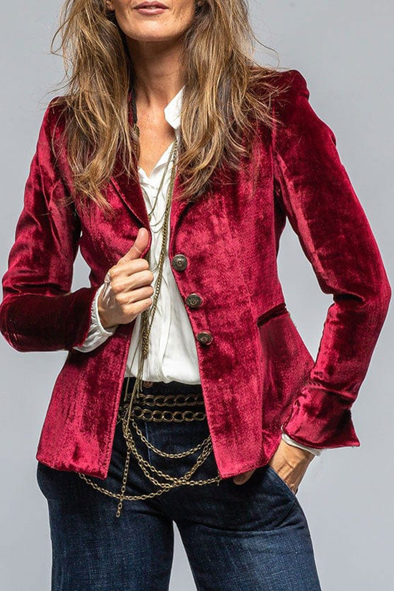 Eefje® | Casual everyday outerwear with pocket buttons and reversible collar