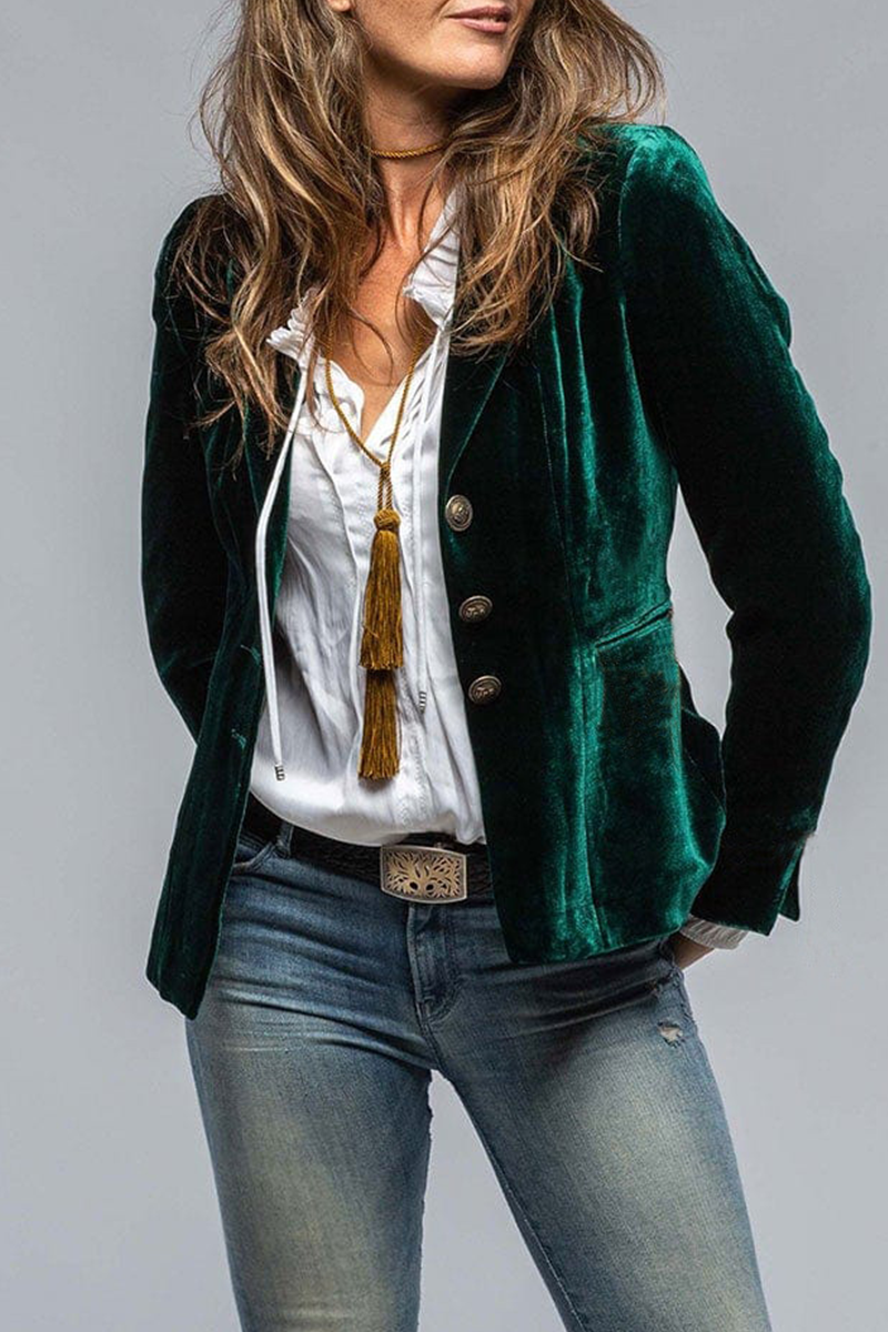 Eefje® | Casual everyday outerwear with pocket buttons and reversible collar