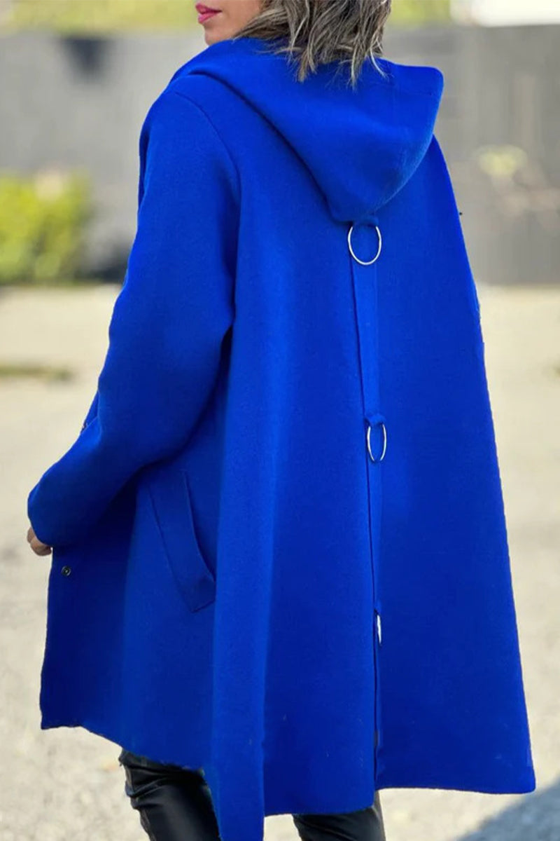 Ella® | Casual, daily outerwear with pocket buttons and hood