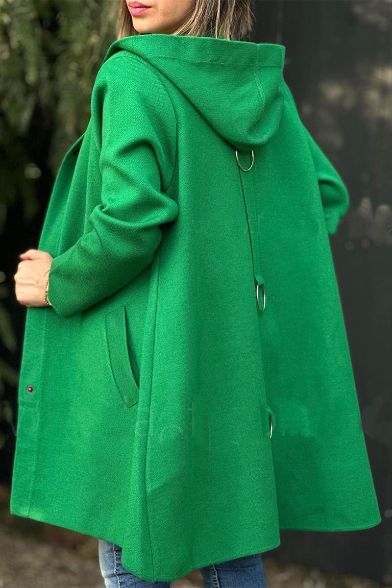 Ella® | Casual, daily outerwear with pocket buttons and hood