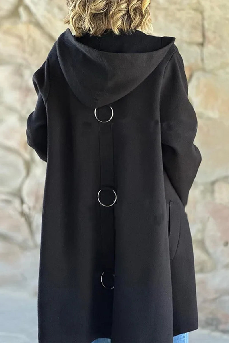 Ella® | Casual, daily outerwear with pocket buttons and hood