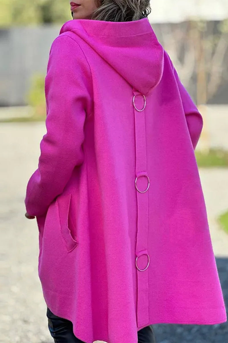 Ella® | Casual, daily outerwear with pocket buttons and hood