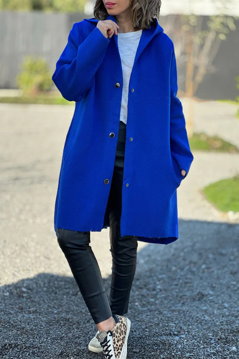 Ella® | Casual, daily outerwear with pocket buttons and hood