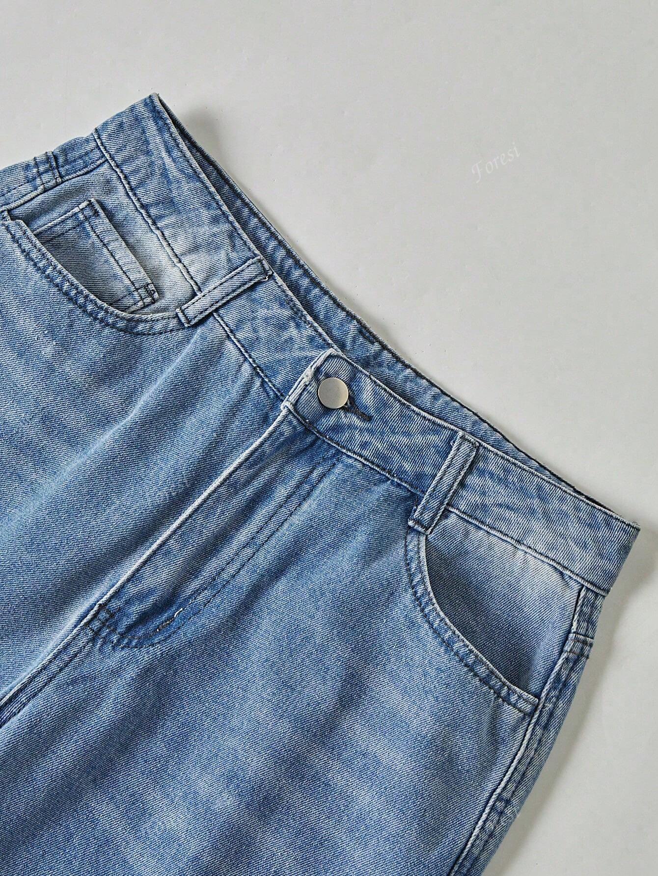 Calypso® | Perfect loose straight leg jeans for women