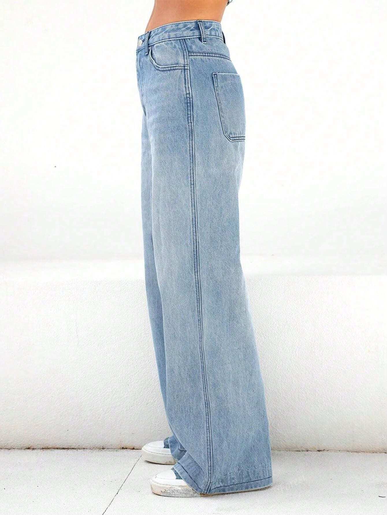 Calypso® | Perfect loose straight leg jeans for women