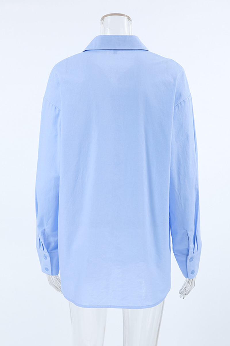 Camille® | Casual everyday blouses with buttons and turn-down collars