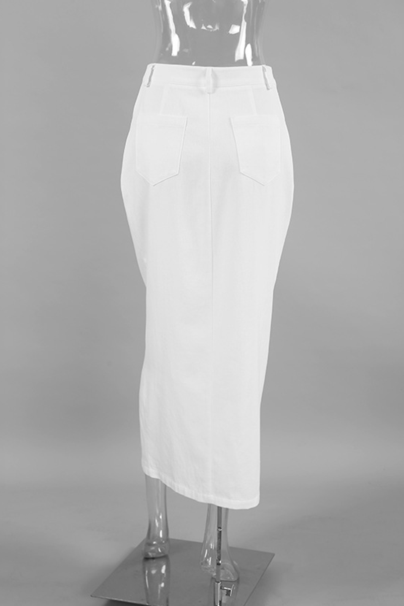 Amira® | Casual daily high waist straight pants with pocket buckle