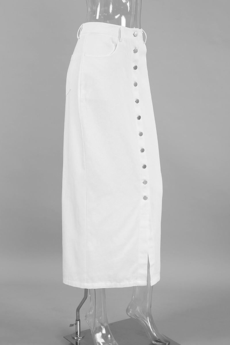 Amira® | Casual daily high waist straight pants with pocket buckle