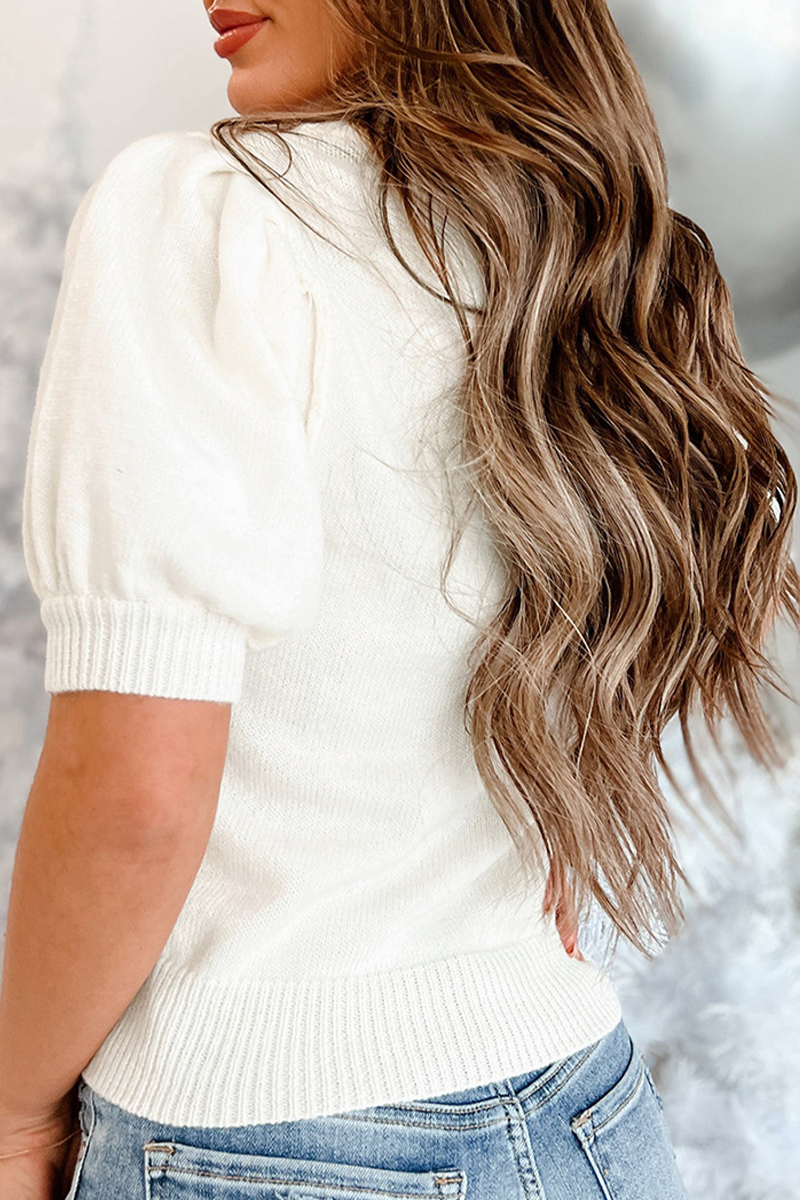 Carmen® | Casual turtleneck sweaters with Christmas tree sequin patchwork