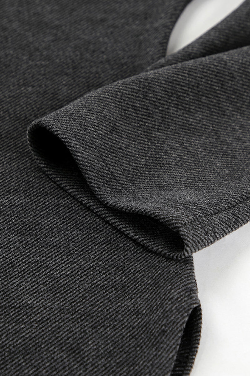 Elena® | Casual street tops with irregular potholes and slanted collars