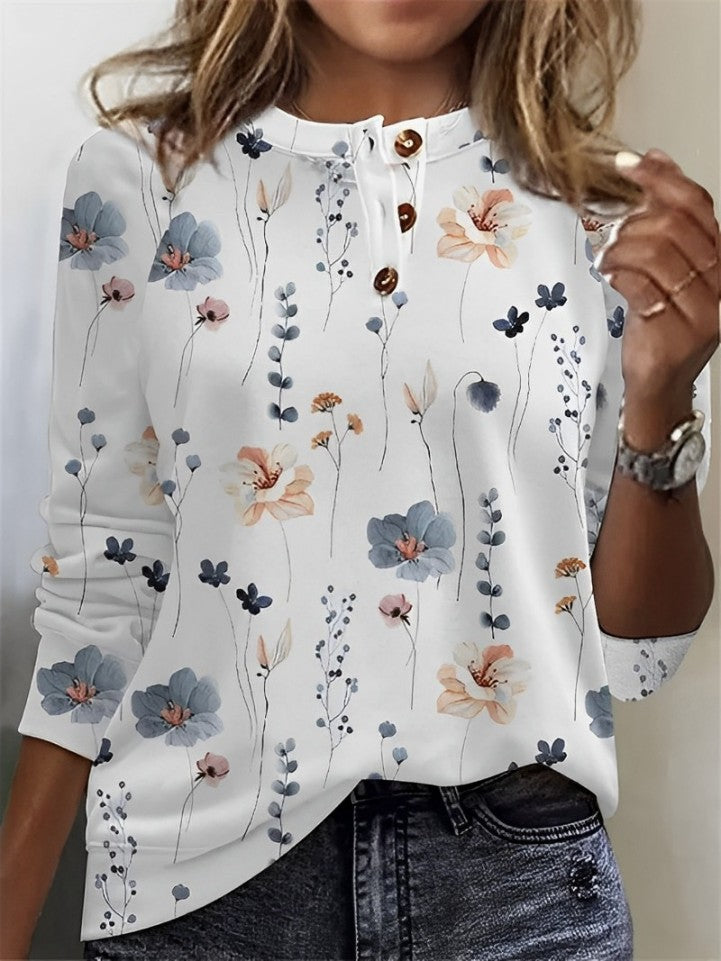 Braylen® | Long-Sleeved Blouse Shirt With Buttons