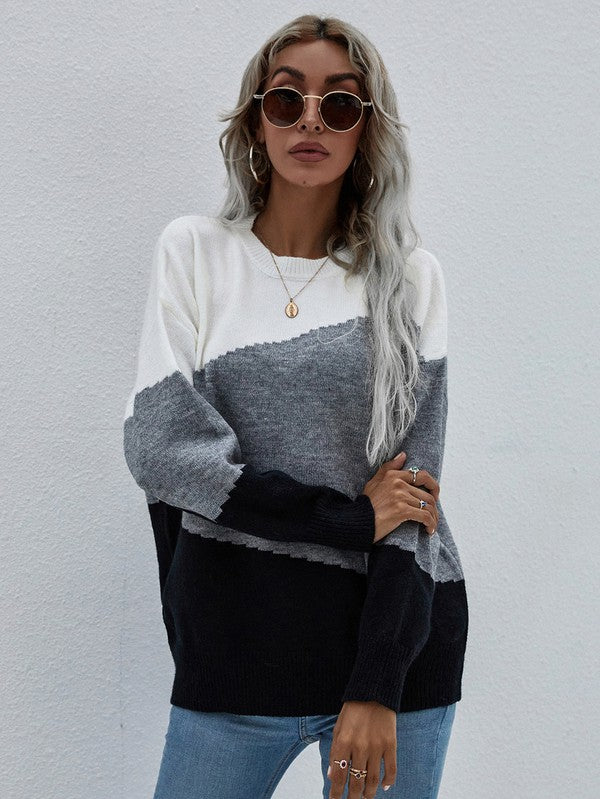 Bianca® | Women's sweater with long sleeves and a round neck