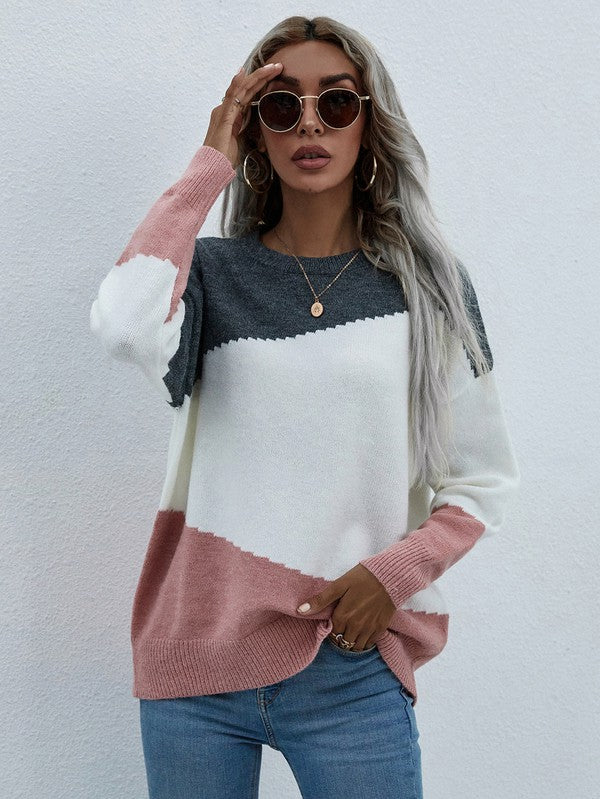 Bianca® | Women's sweater with long sleeves and a round neck