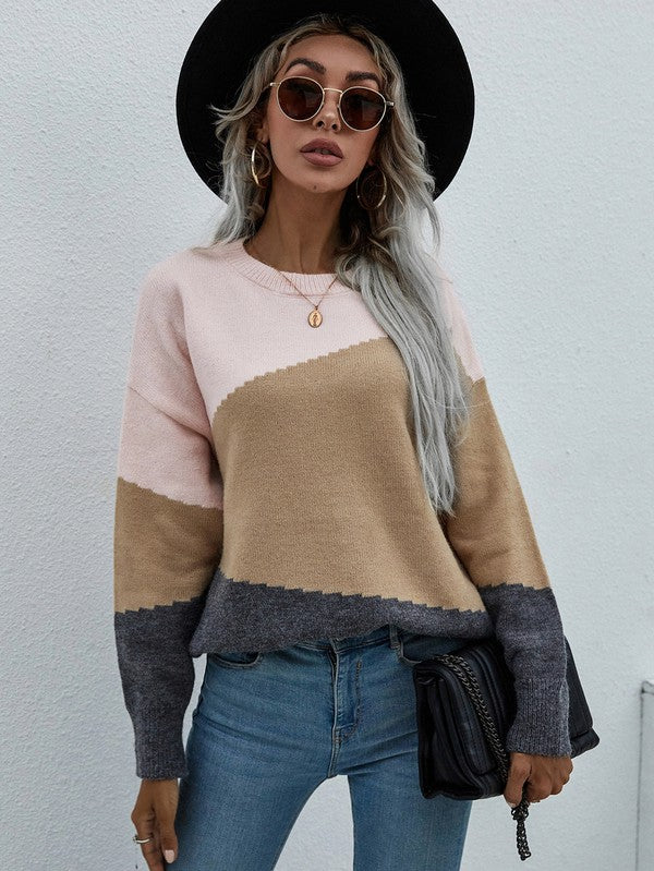 Bianca® | Women's sweater with long sleeves and a round neck