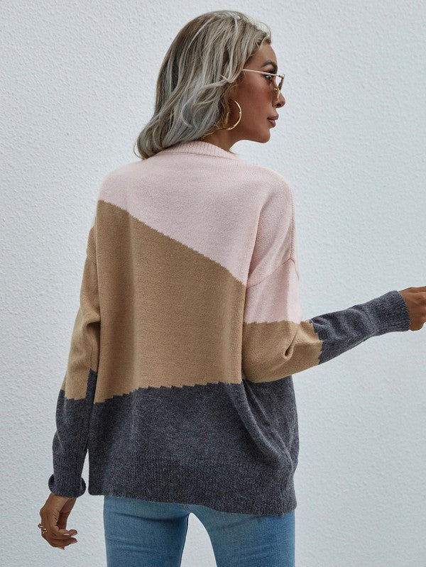 Bianca® | Women's sweater with long sleeves and a round neck