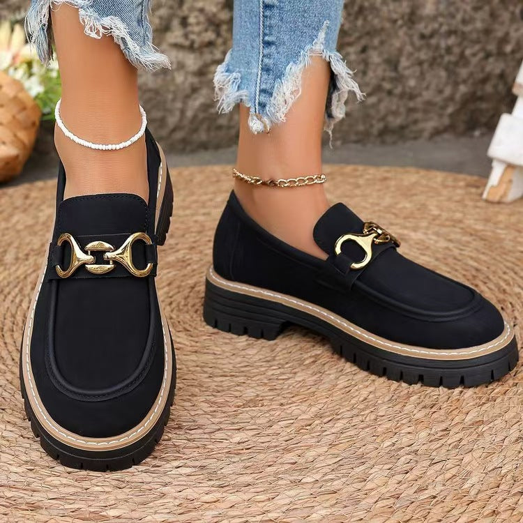 Belén® | Platform loafers with a round toe