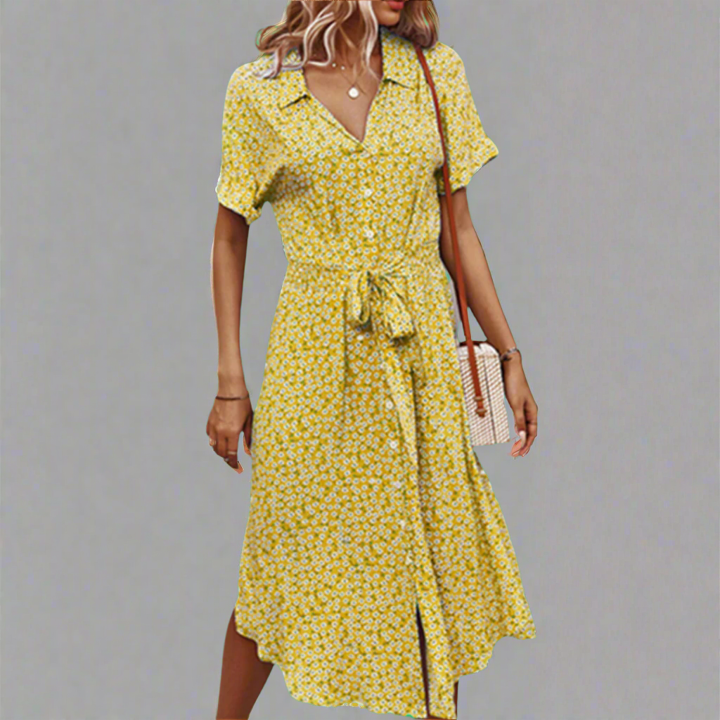 Deanna | Stylish Belted Summer Dress for Women