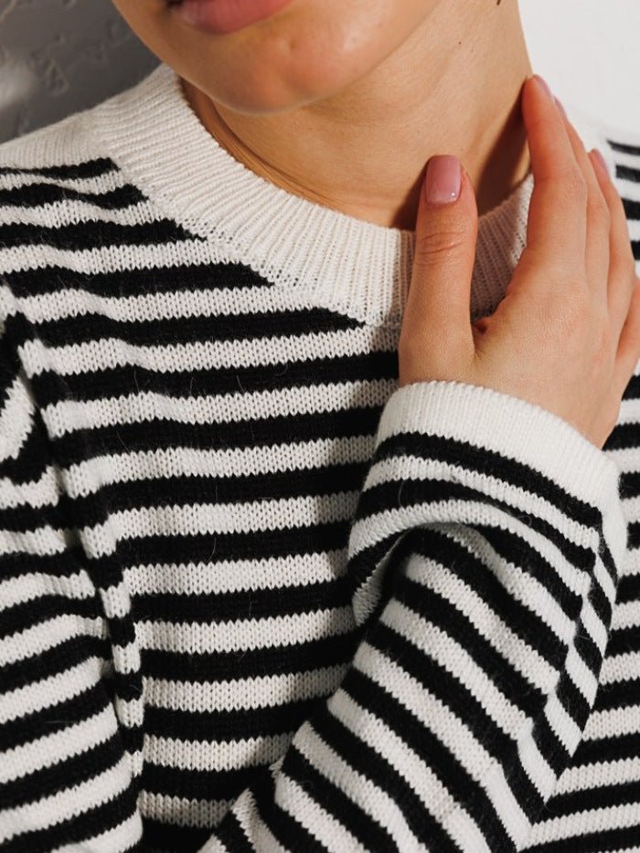 Alessandra® | Striped long-sleeved sweater Amelia