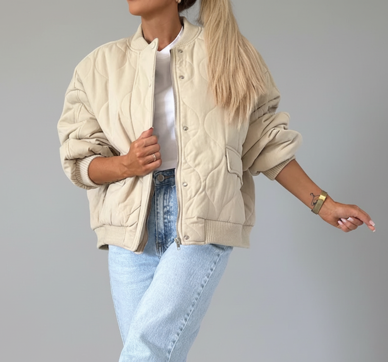 Women's Quilted Jacket - Casual Chic - Versatile Comfort - Perfect for Every Occasion