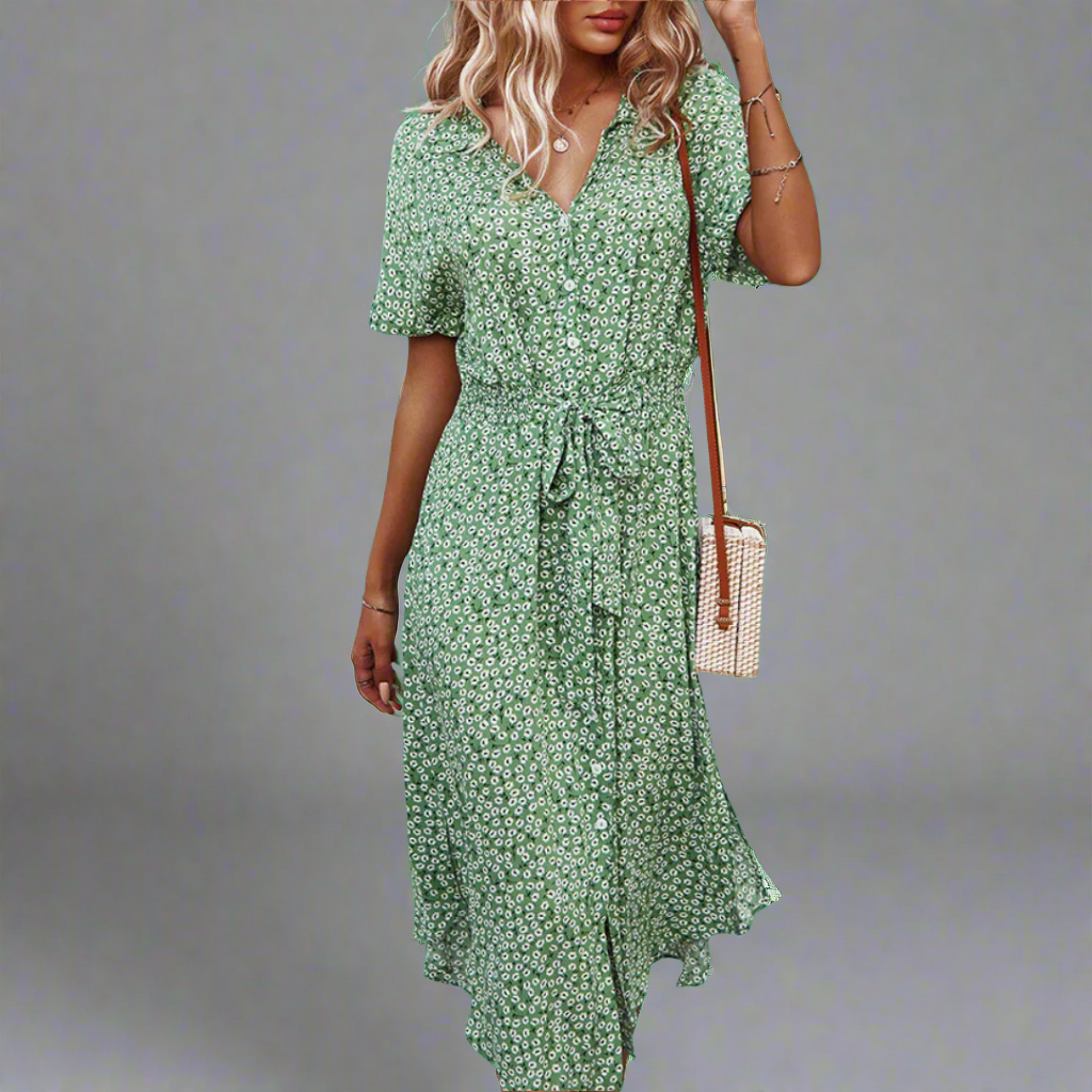 Deanna | Stylish Belted Summer Dress for Women
