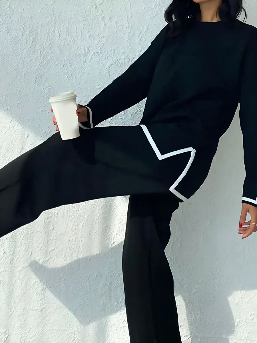 Elisa® | Elegant stretch knit set to stay at home
