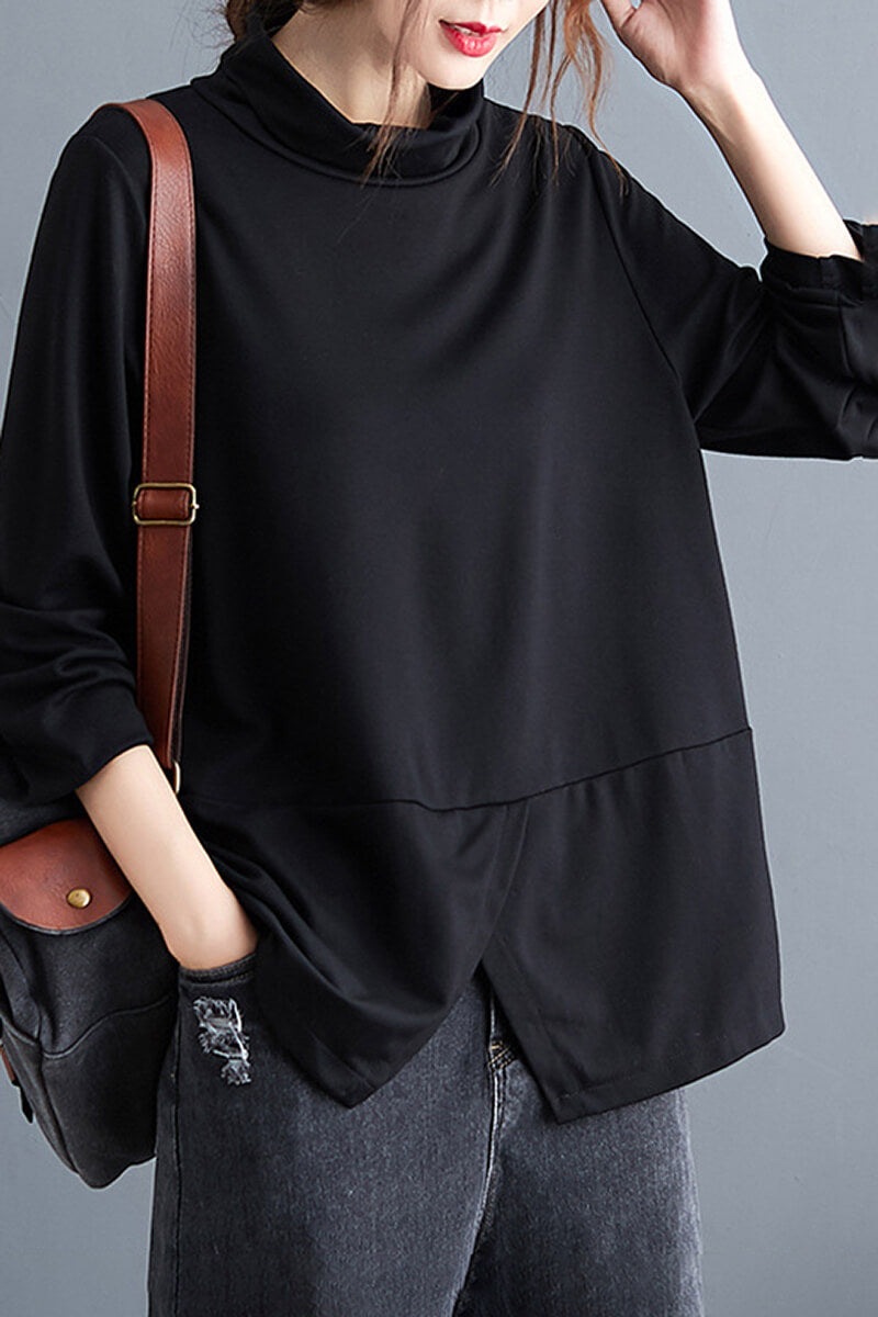 Berenice® | Office blouse with stand-up collar