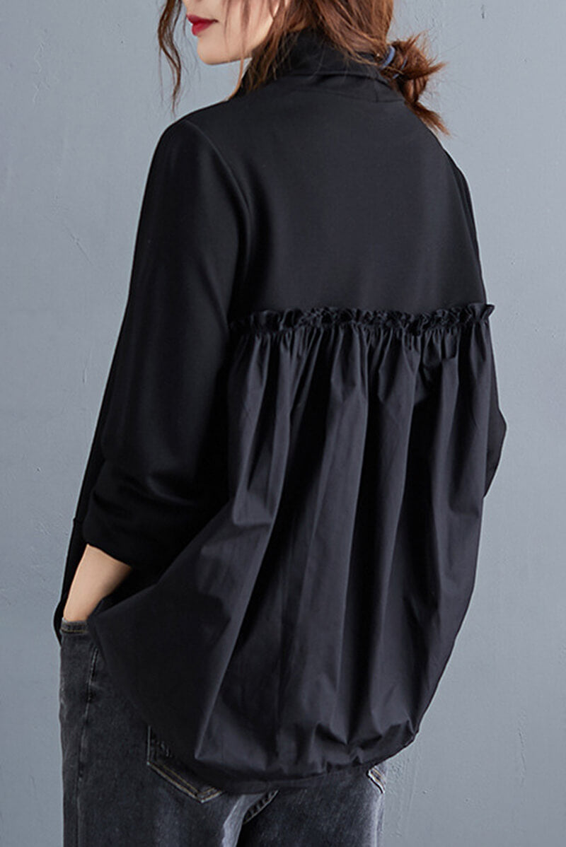 Berenice® | Office blouse with stand-up collar