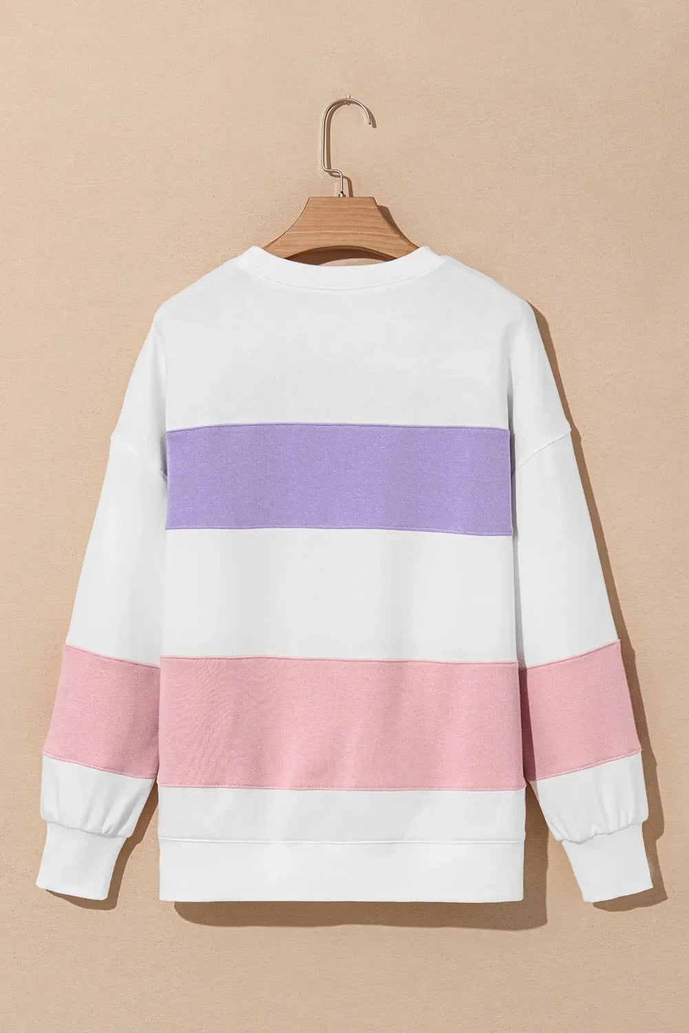Anya® | Color block sweatshirt with a crew neck and long sleeves