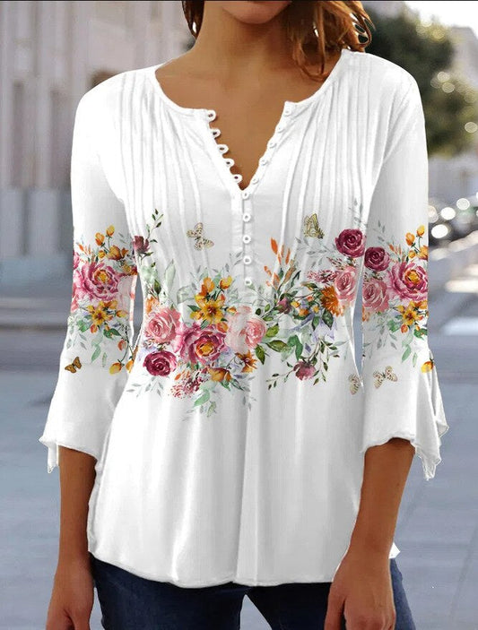 Antonella | Floral top for women
