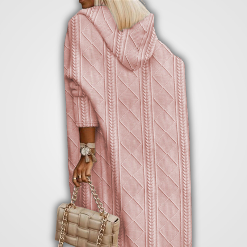 Dayana | Long hooded cardigan for women