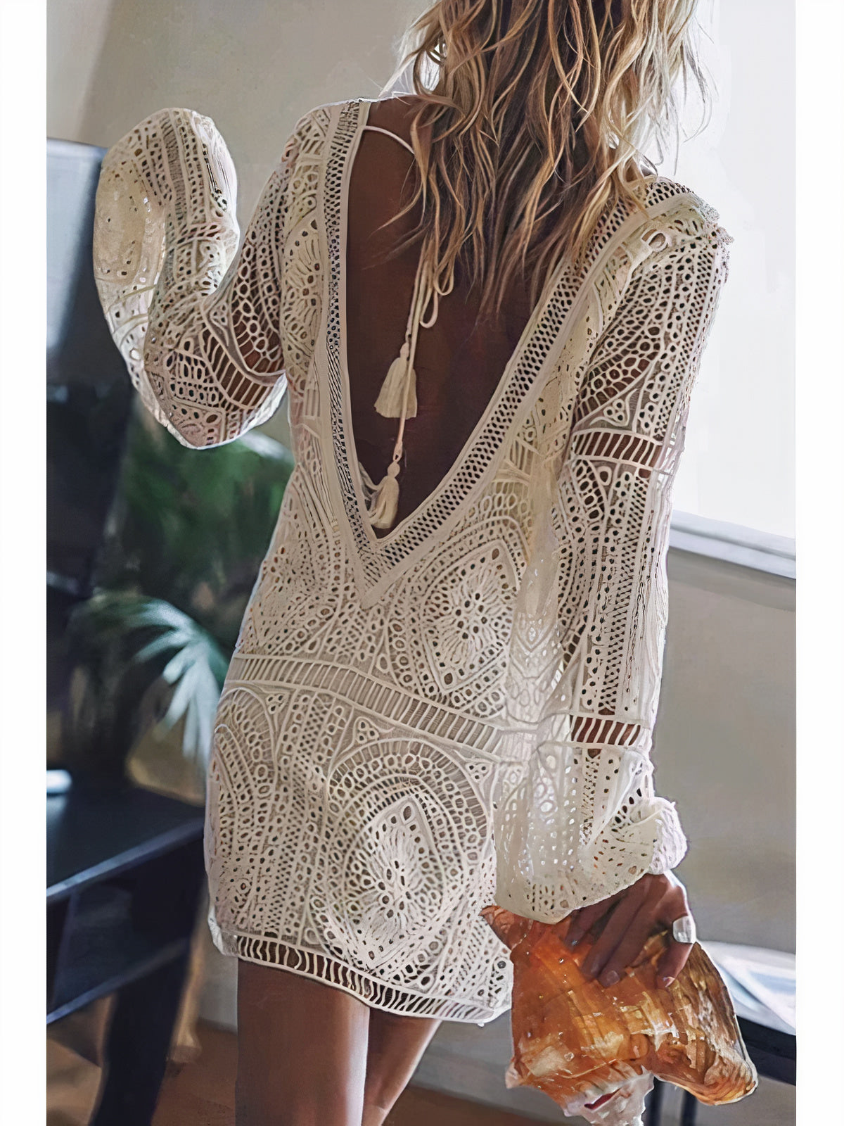 Aranza® | White Lace Beach Dress