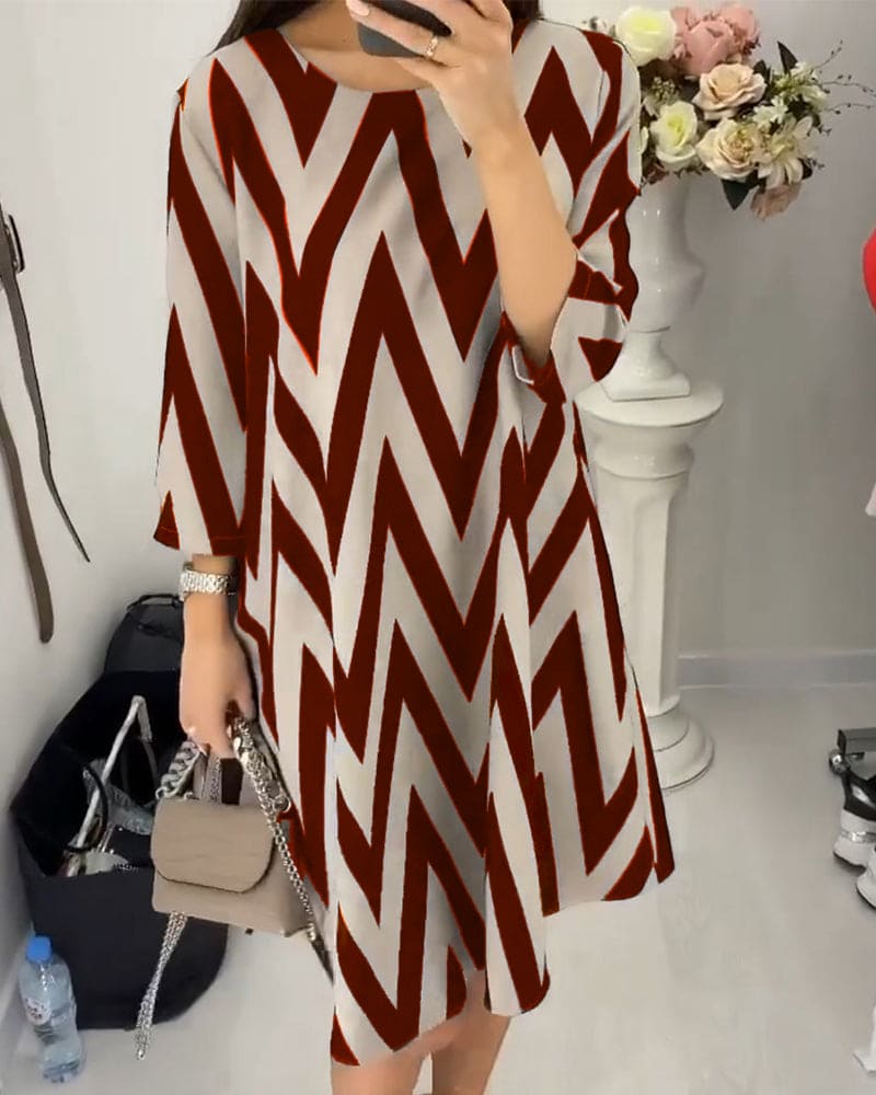 Amparo® | Elegant Printed Dress