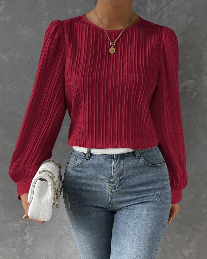 Bruna® | Blouse with puff sleeves