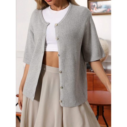 Clara® | Short sleeve cardigan for women