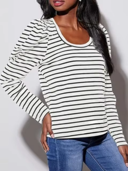 Bryton® | Puff Sleeve Sweater With Long Sleeves