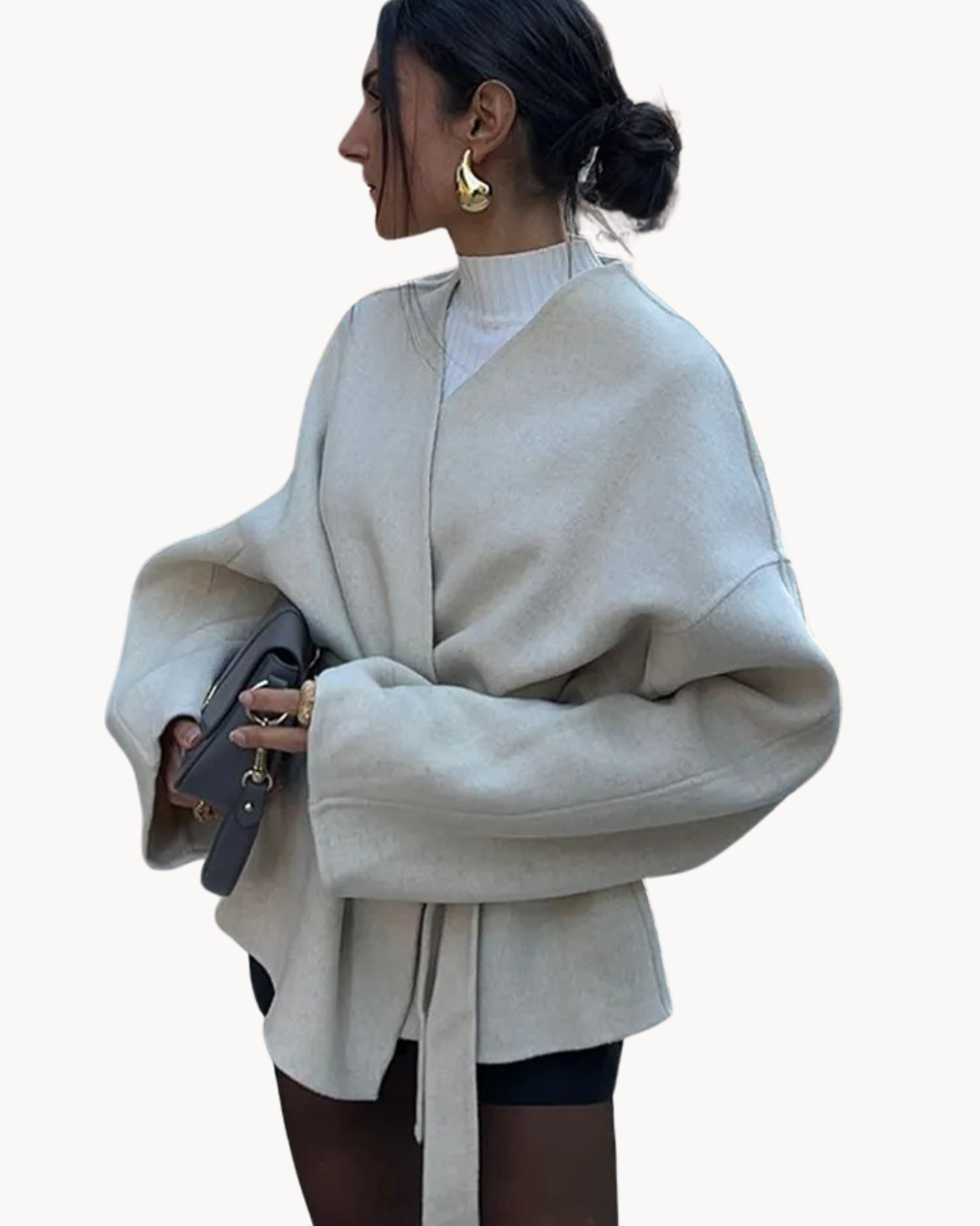 Beatriz® | Tailored fit with a chic belt design women's jacket