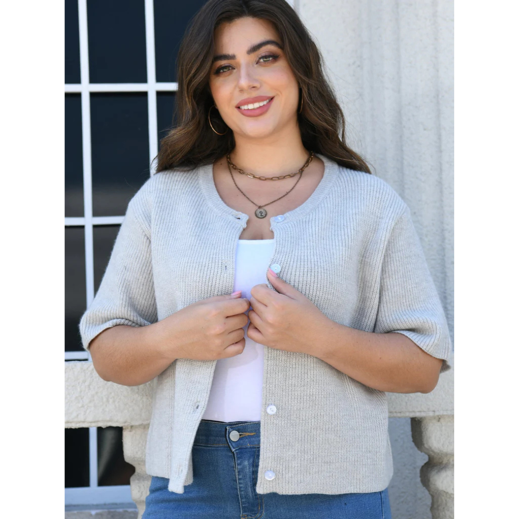 Daniela® | Short sleeve cardigan for women