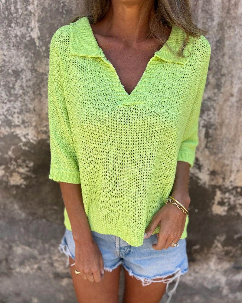 Lisa | Bohemian Style Knit Top