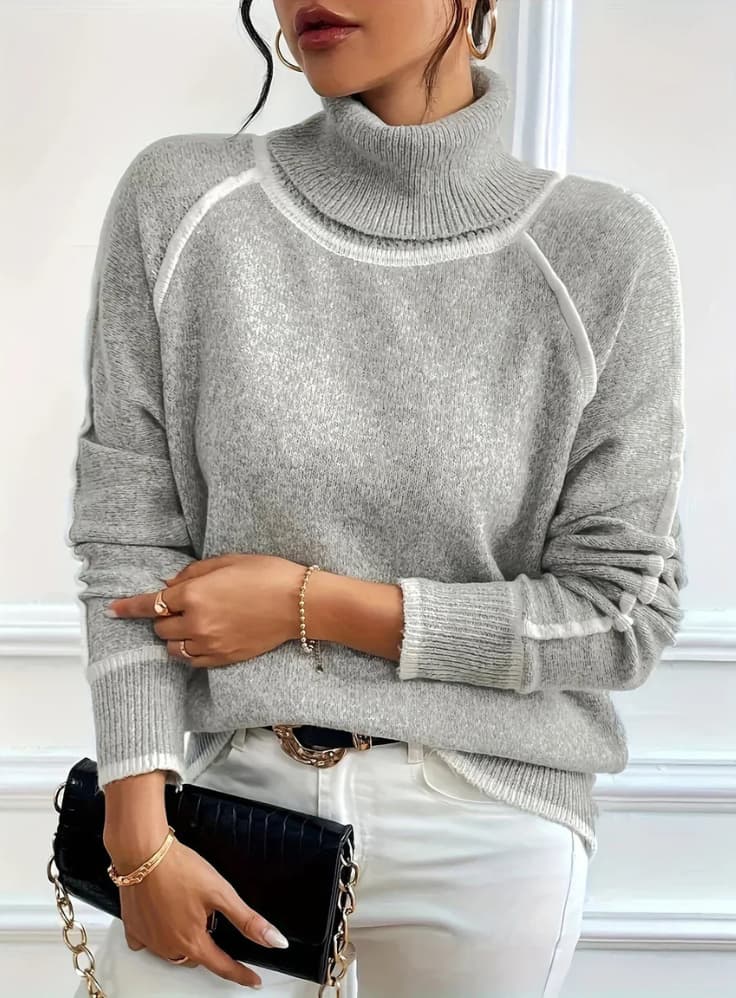 Delia® | Cozy turtleneck sweater
