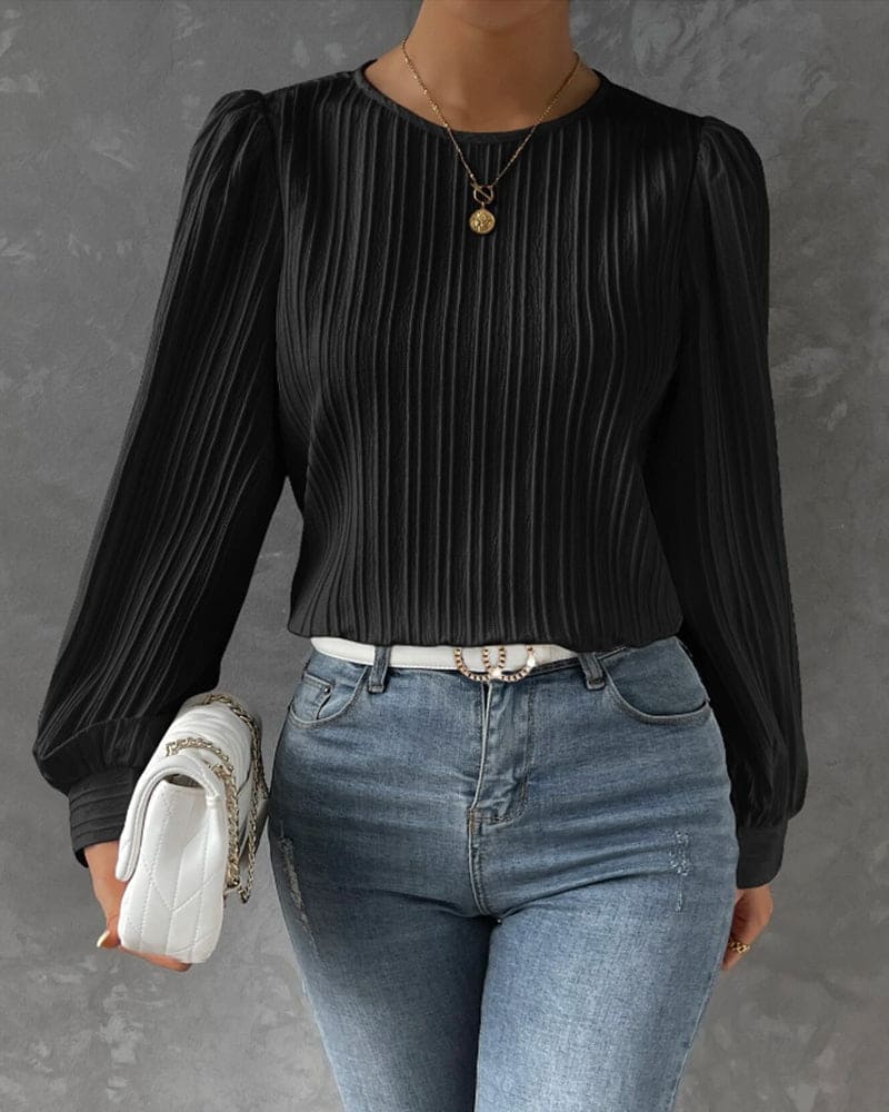 Bruna® | Blouse with puff sleeves