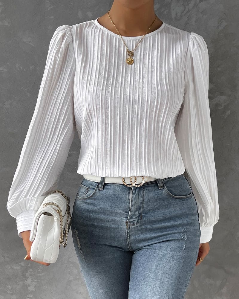 Bruna® | Blouse with puff sleeves