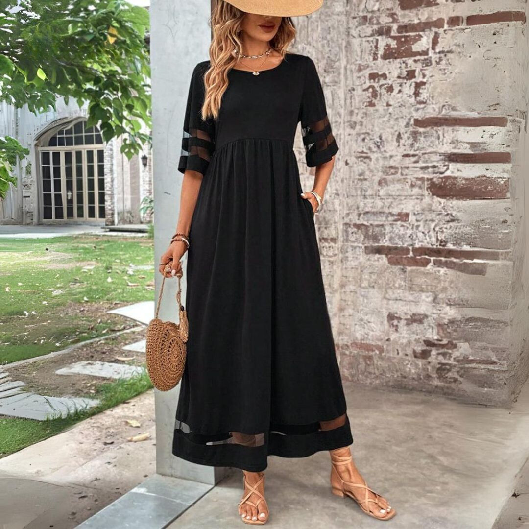 Aria® | Elegant dress with transparent sleeves