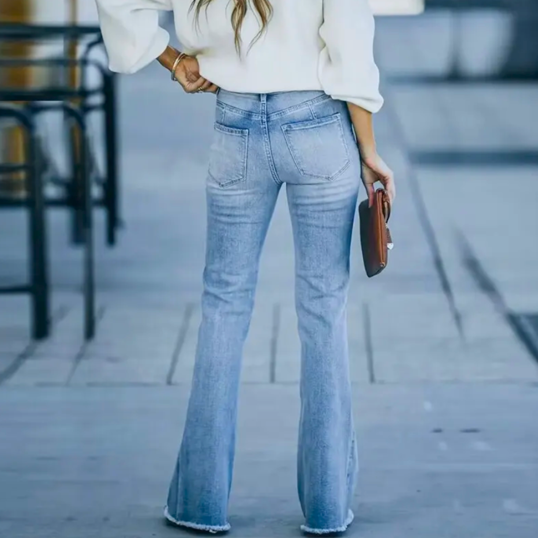 Elisa® | High Waist Flared Trousers