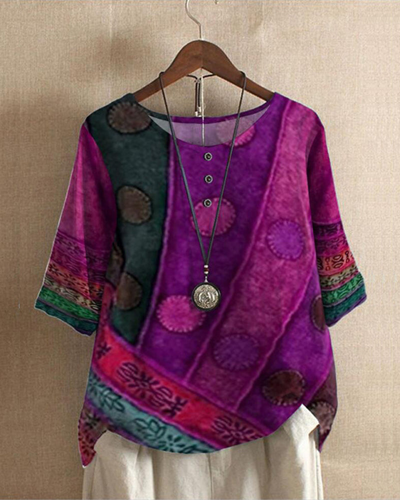 Camila® | Casual half sleeve top