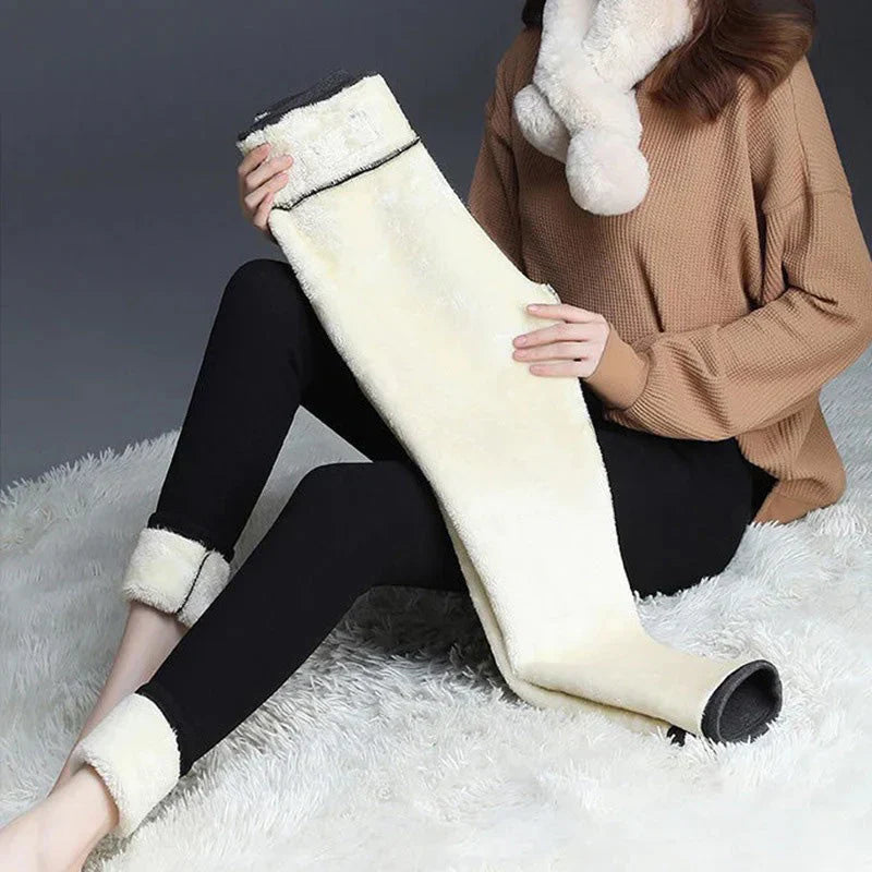 Bianca® | Winter leggings made of lambskin