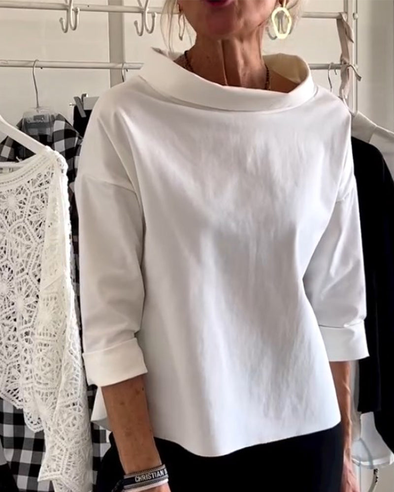 Angelines | Round neck top for women