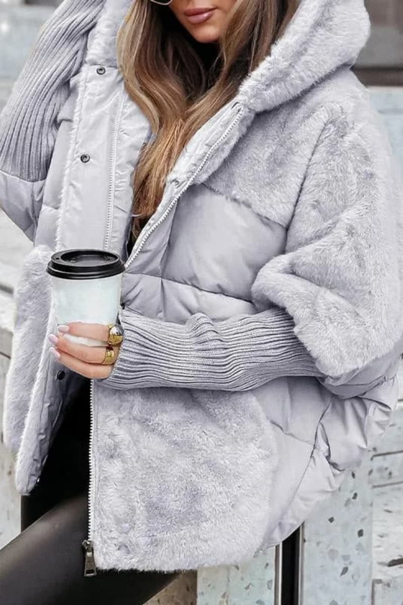 Elda® | Women's thermal jacket with hood for winter